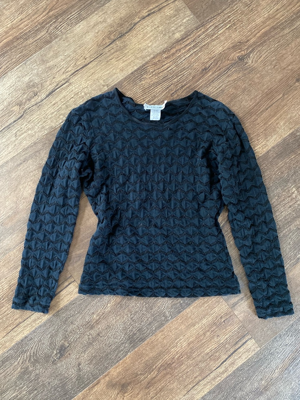 Vintage Black Womens Top
